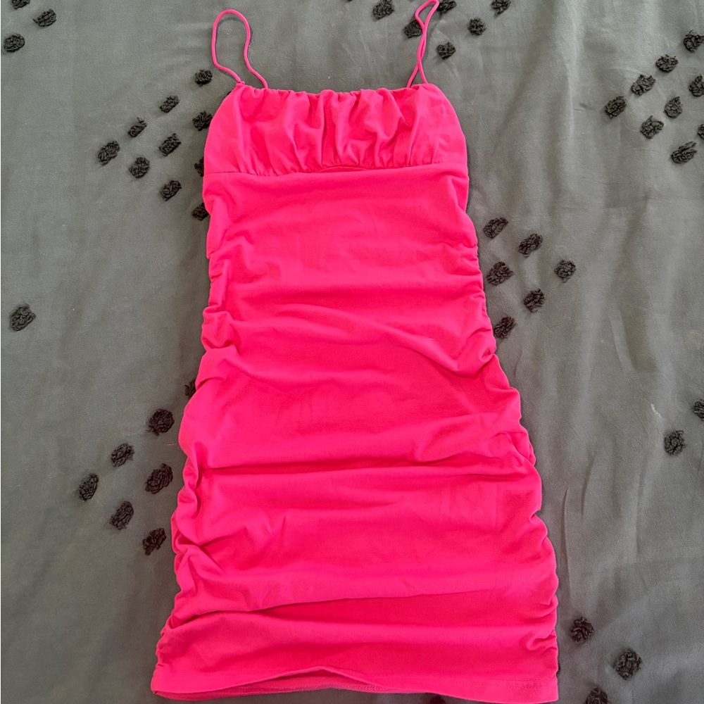 SHEIN pink mini dress